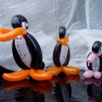 Luftballontier Pinguine