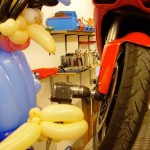 Luftballon Motorrad Reparatur