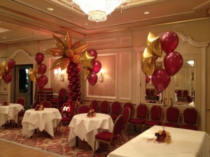 Luftballonkünstler Wilhelmshaven dekorierter Ballsaal